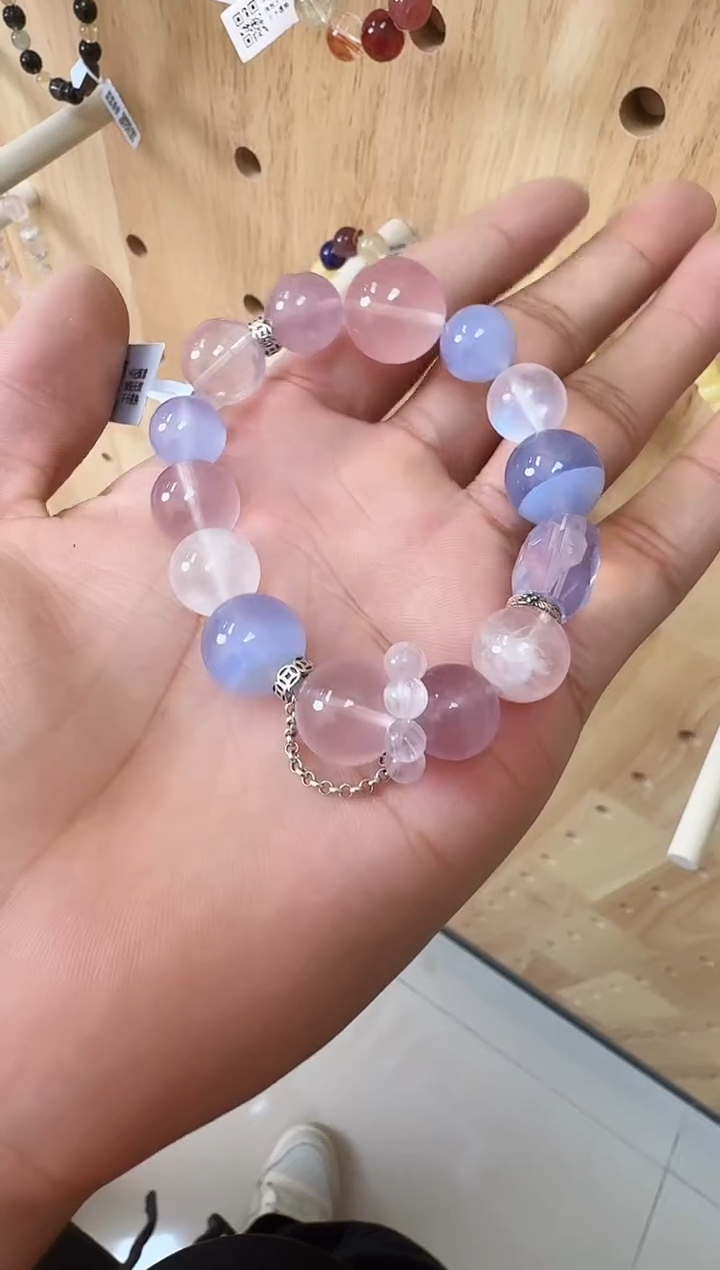 未镶嵌手链水晶村0421 约12-16mm