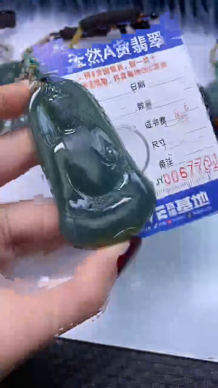 【闪购商品】翡翠颈饰未镶嵌A货翡翠7701