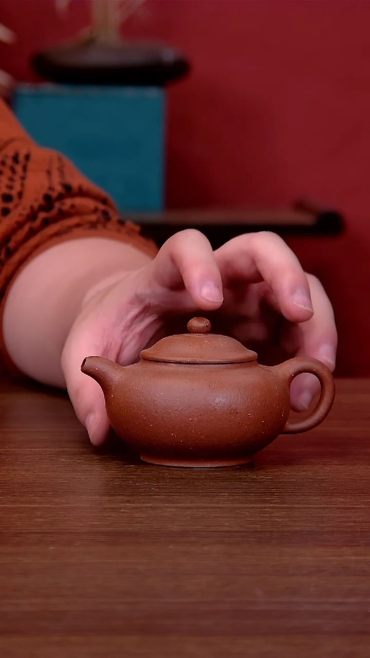 【闪购商品】紫砂茶壶铁砂朱泥潘壶