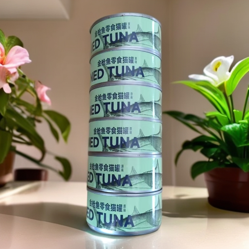 守望星空金枪鱼零食啫喱猫罐170克