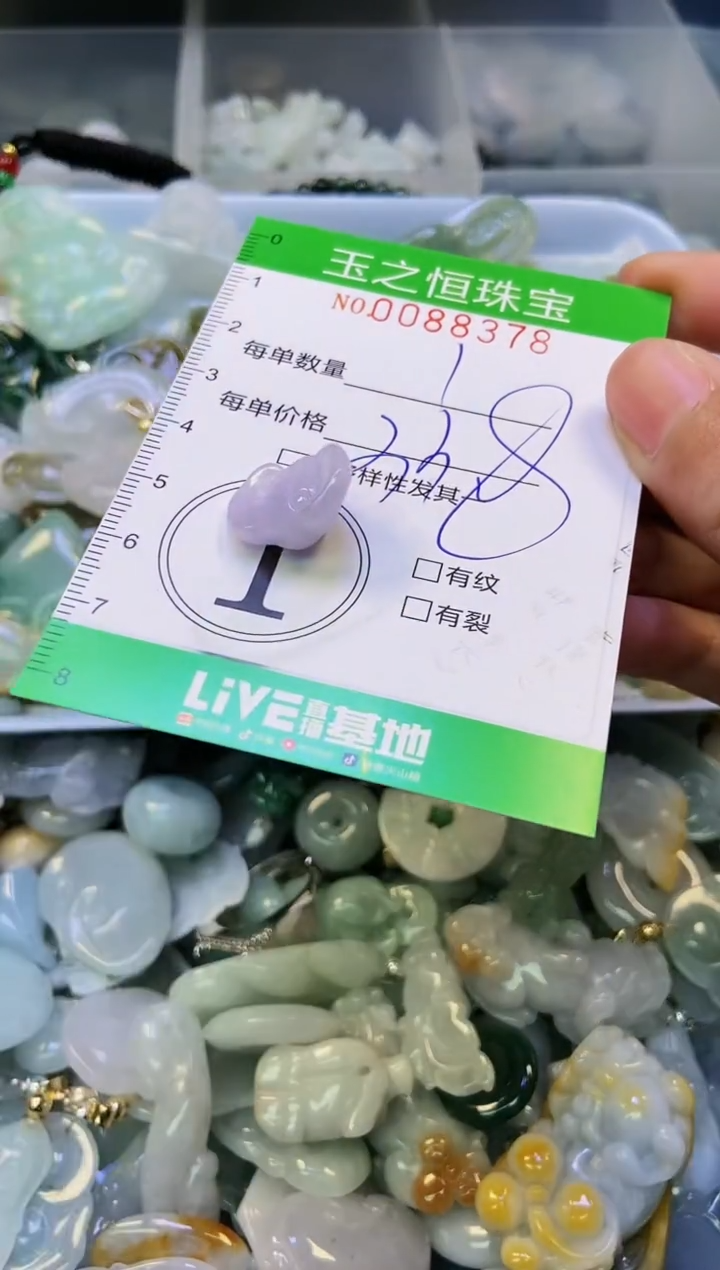 翡翠未镶嵌颈饰闪购0088378