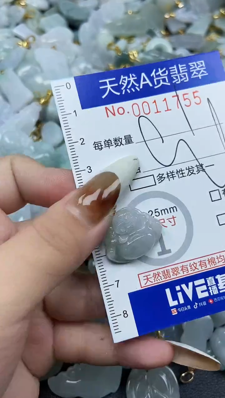 【闪购商品】翡翠颈饰未镶嵌天然A货翡翠