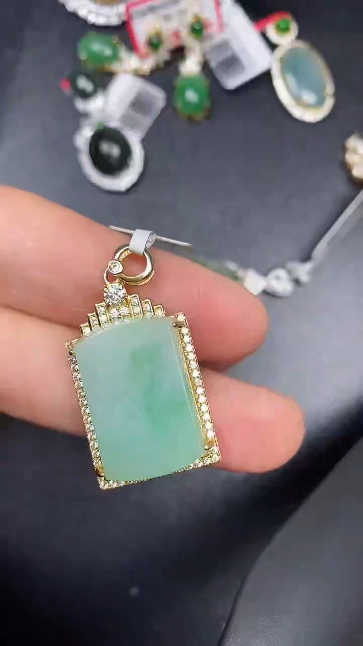 银S925镶嵌戒指翡翠1940