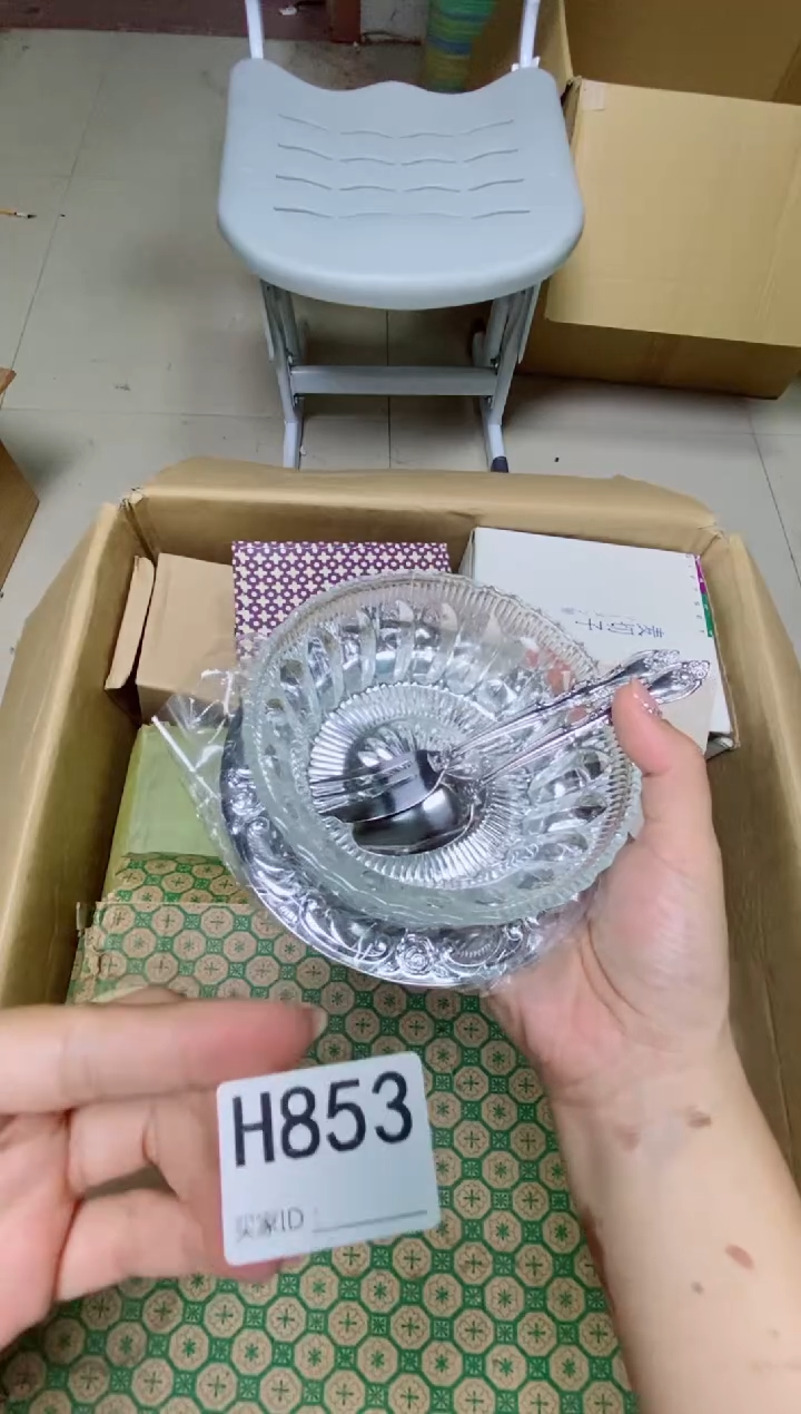 瓷片H853默认微瑕，谨慎参拍  甜品碗一套
