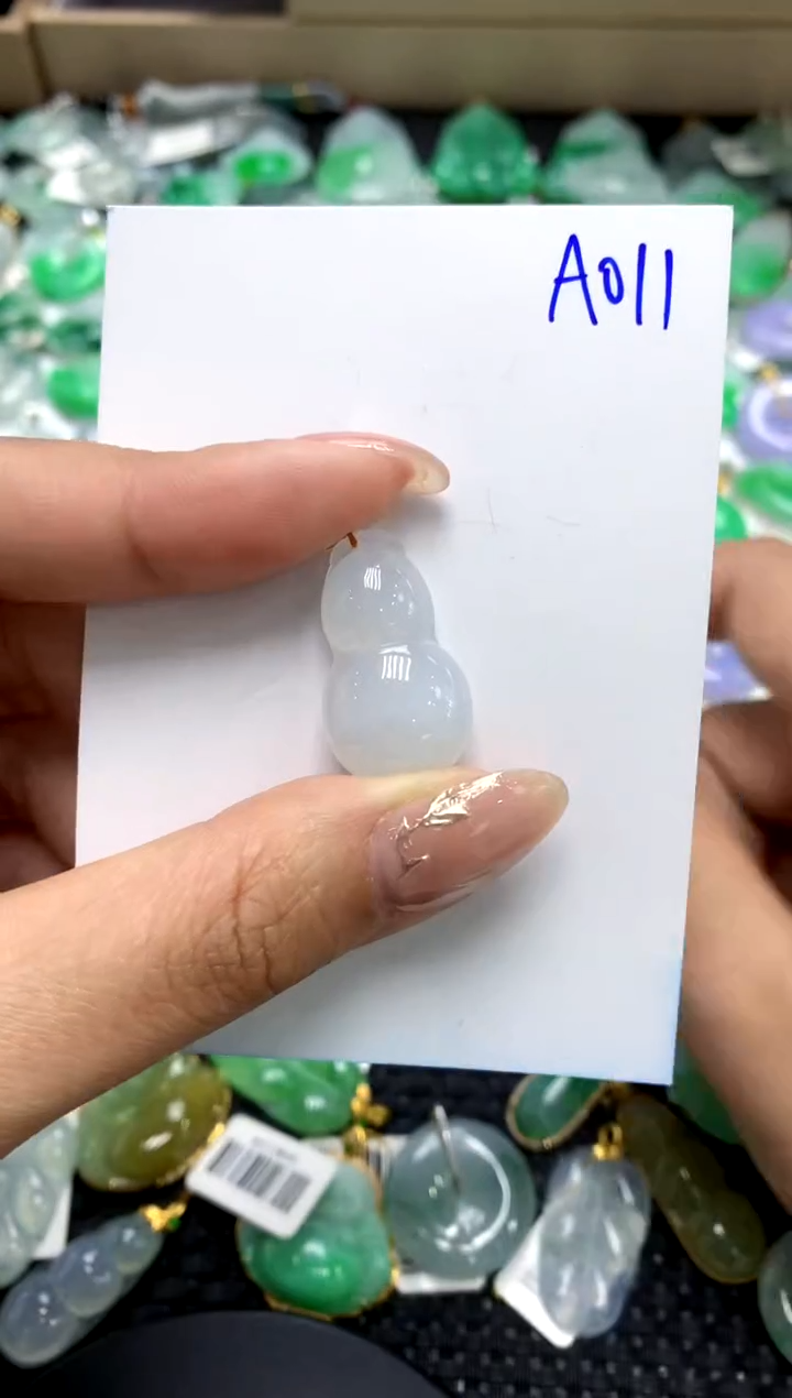 【闪购商品】翡翠颈饰18K金镶嵌111111111