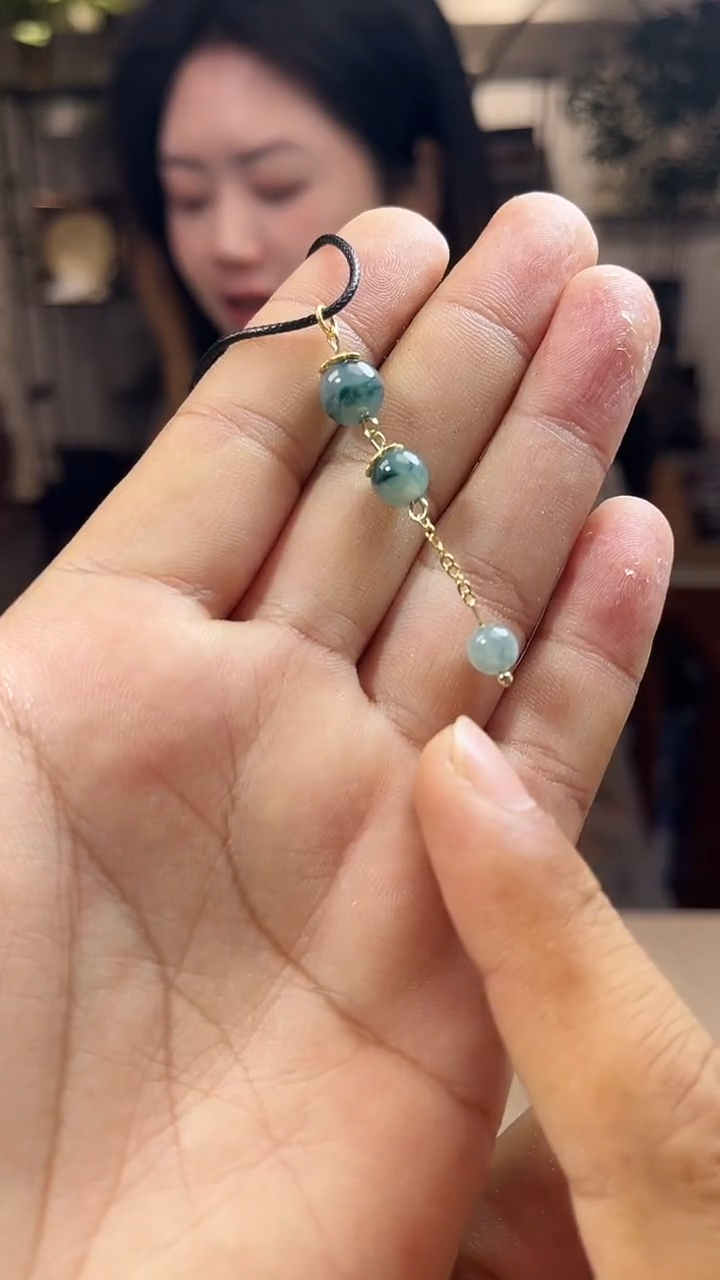 颈饰未镶嵌翡翠项链