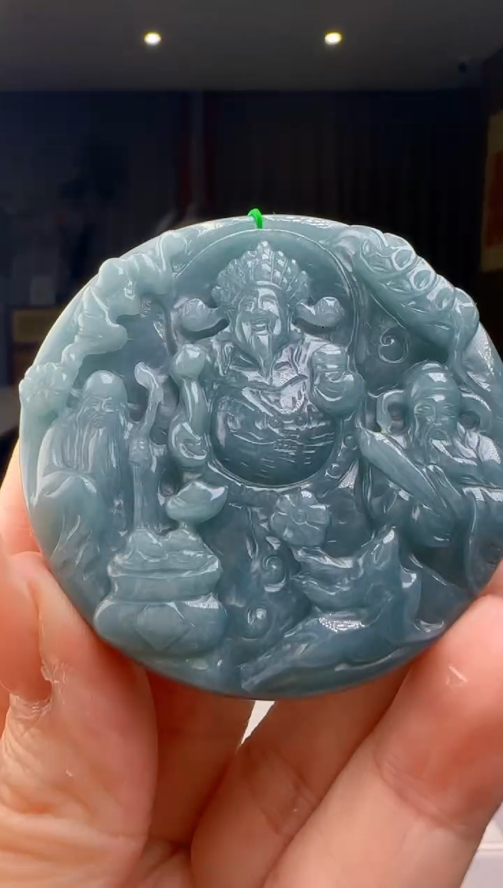 【闪购商品】翡翠吊坠(不含链)未镶嵌多样性发一YJ@@60B7J14578