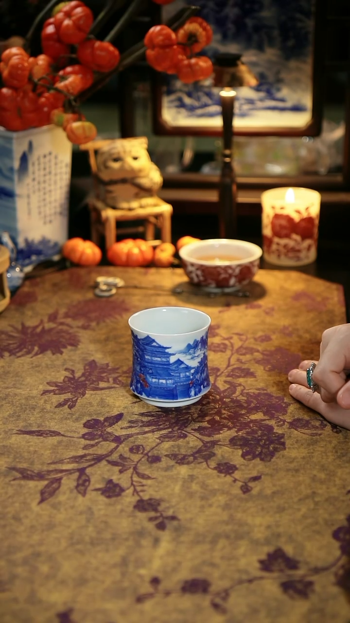 入云庐 岳阳楼记束腰杯