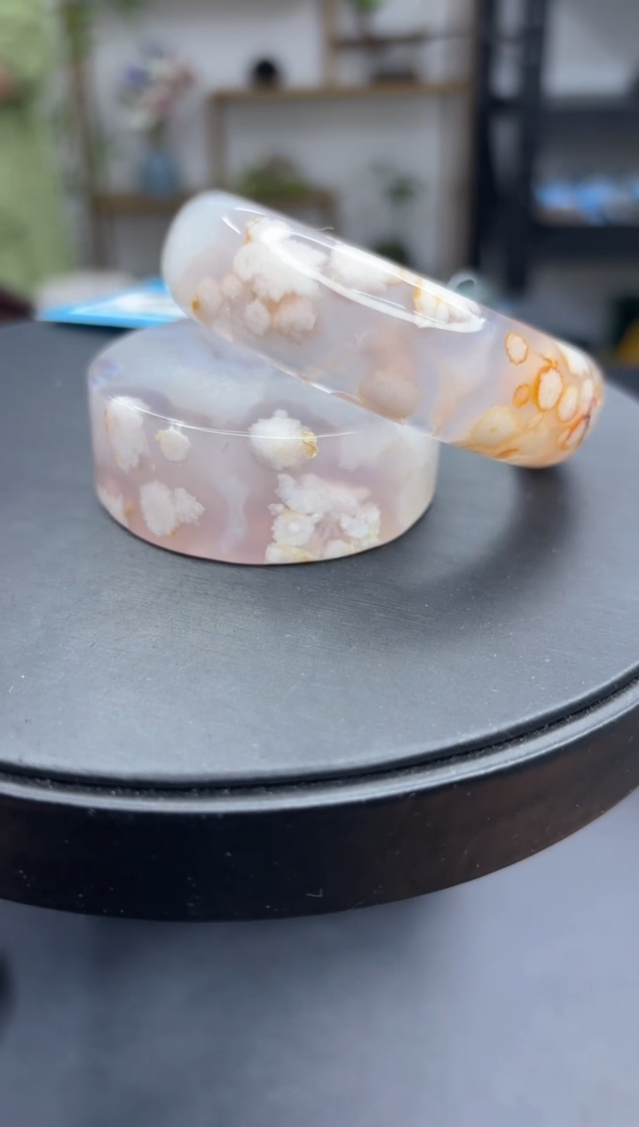 【闪购商品】石英质玉戒指未镶嵌A1323(60圈赠送镯心)