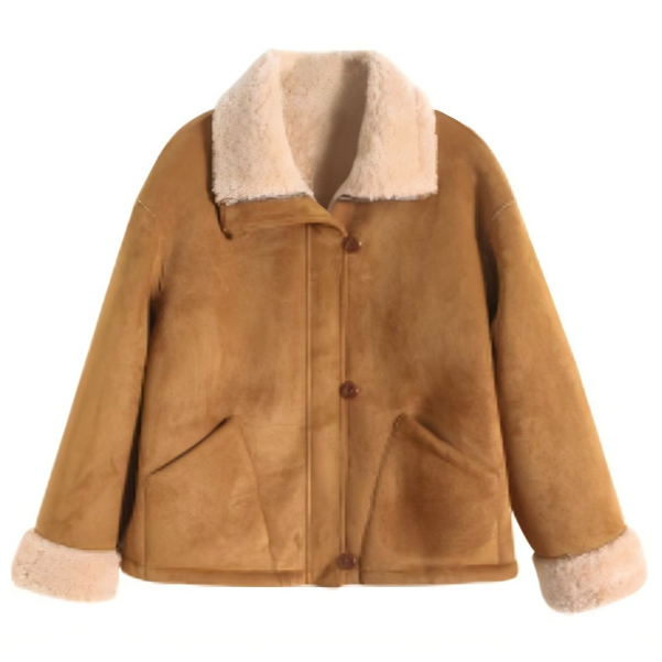 2025冬女式新款羊毛外套 810406