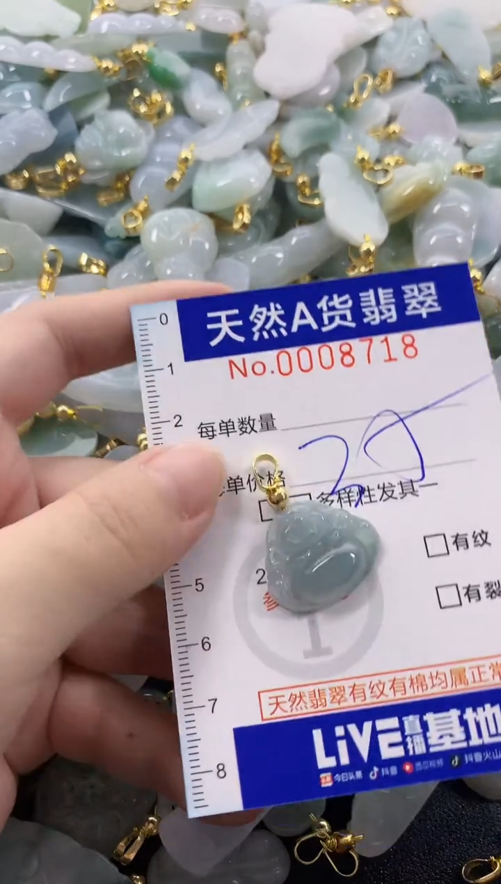 颈饰未镶嵌翡翠天然A货翡翠