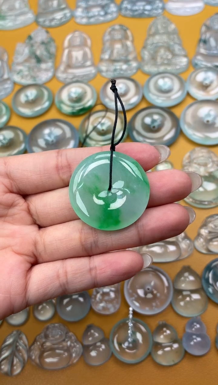 吊坠(不含链)未镶嵌翡翠26 平安扣 32.6 5.7