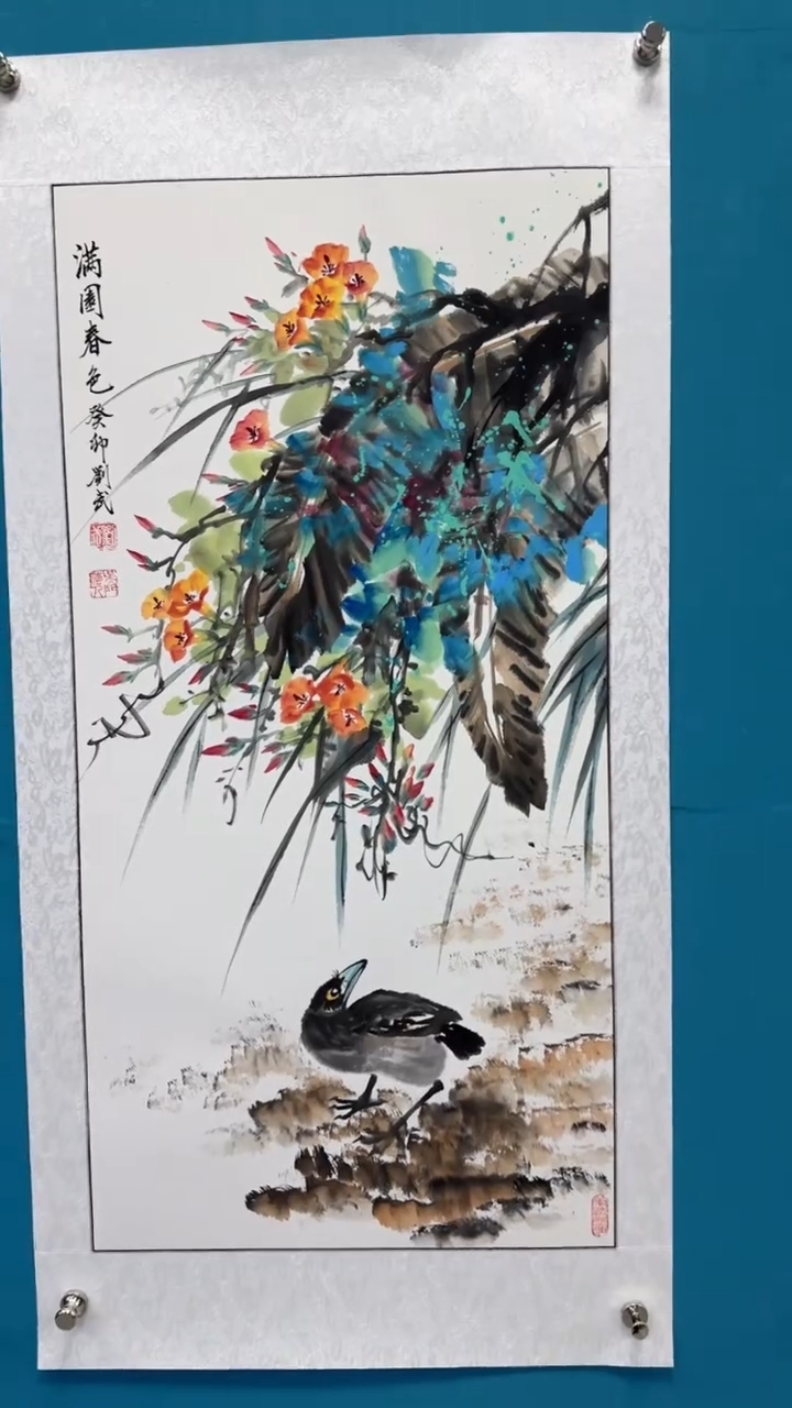 国画启辰艺术刘武手绘-国画21