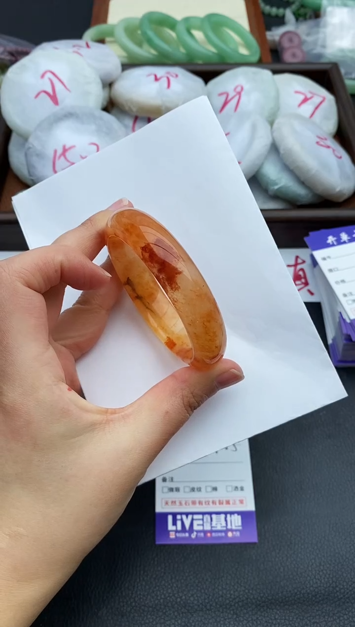 未镶嵌手镯石英质玉21+54/55