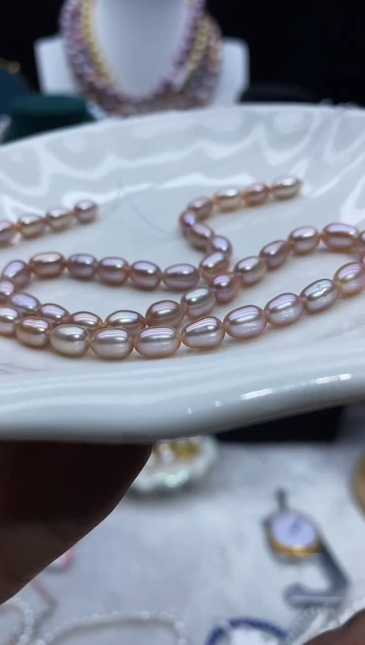 淡水珍珠未镶嵌项链珍珠项链