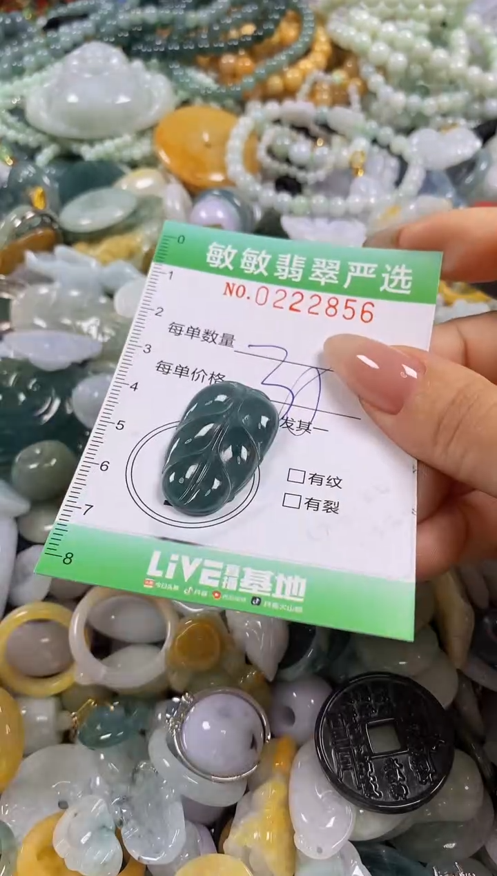 翡翠未镶嵌颈饰闪购0222856