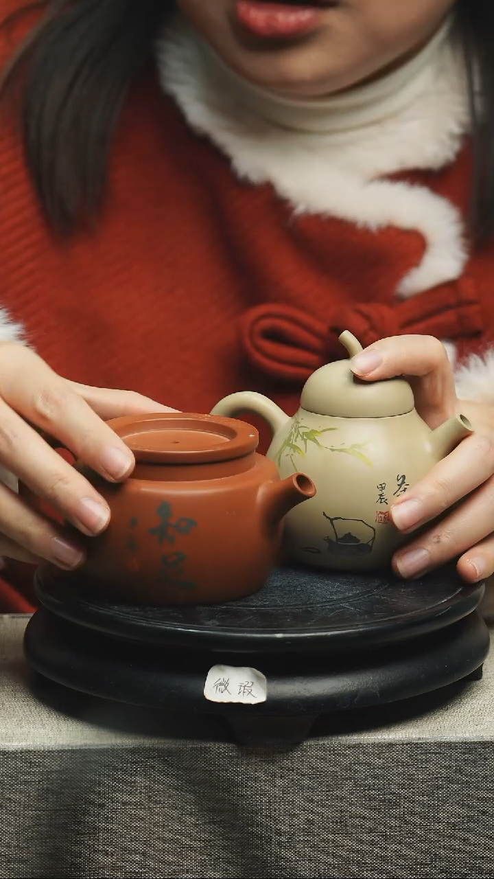 【闪购商品】壶2个建水紫陶壶微瑕275