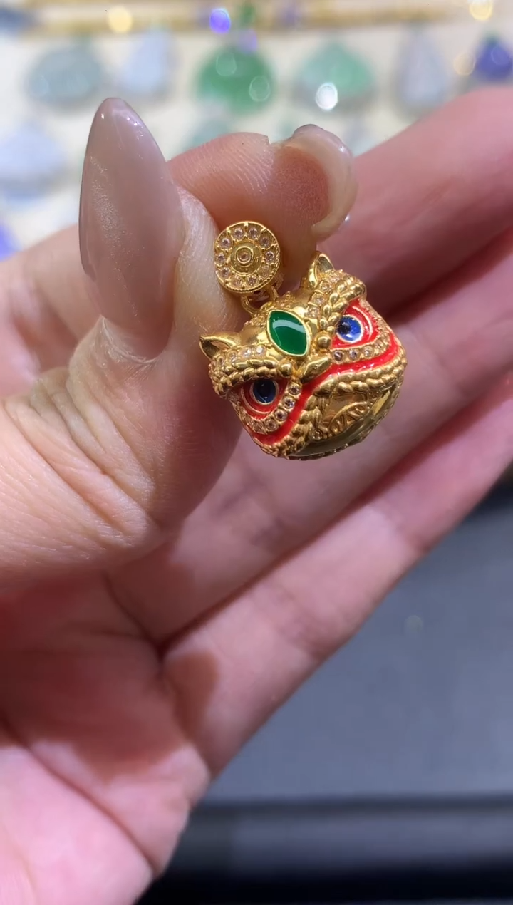 吊坠(不含链)18K金A296|多样性发货一件|680