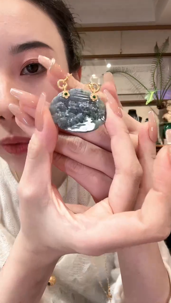 【闪购商品】翡翠颈饰未镶嵌国风