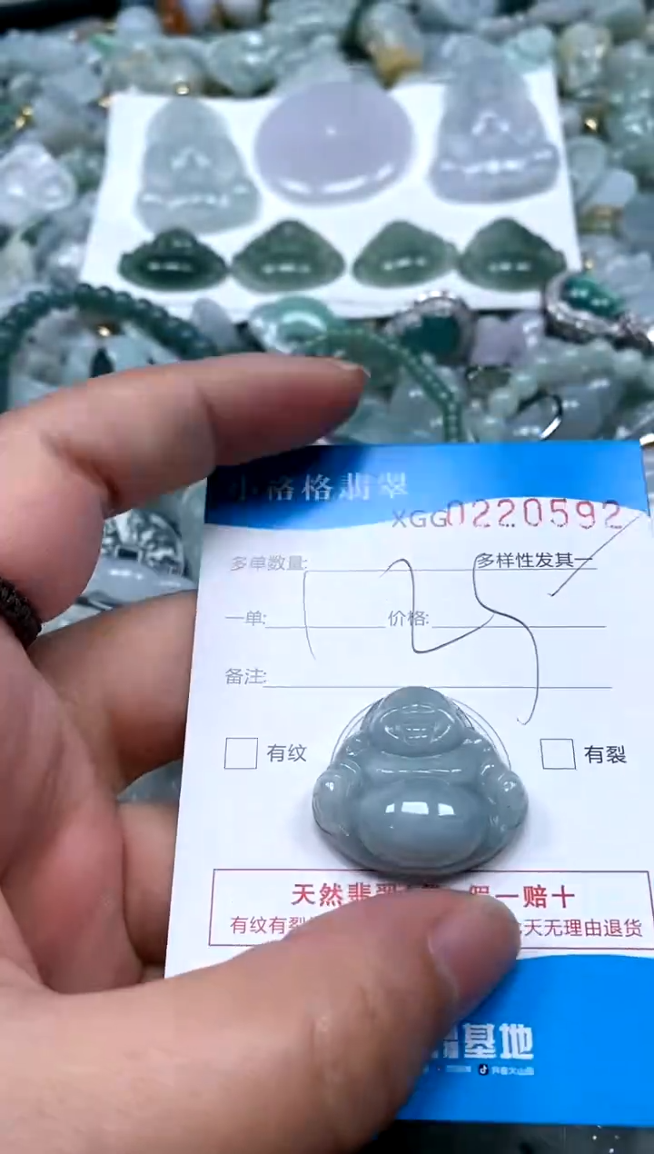 【闪购商品】翡翠颈饰未镶嵌闪购商品0220592