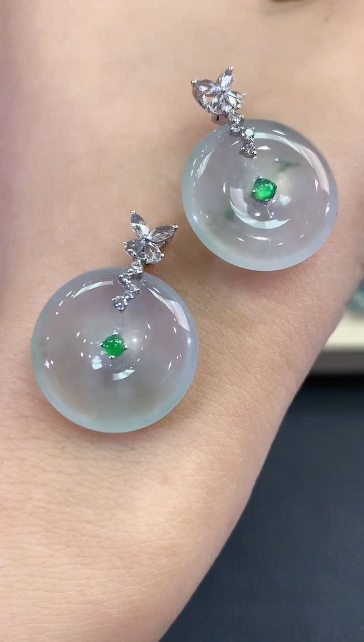 【闪购商品】翡翠吊坠(不含链)18K金镶嵌B50    多样性一件发货