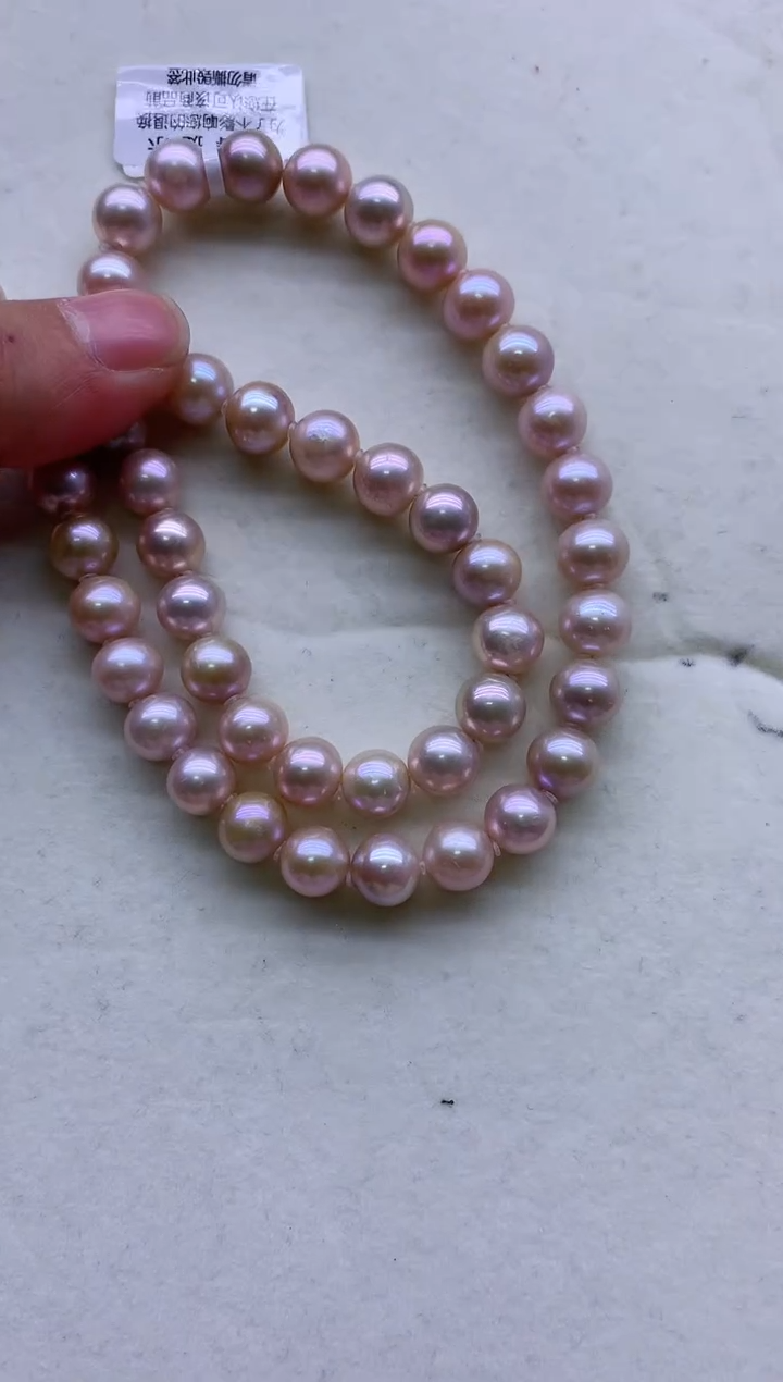 【闪购商品】淡水珍珠项链银S925镶嵌淡水珍珠项链