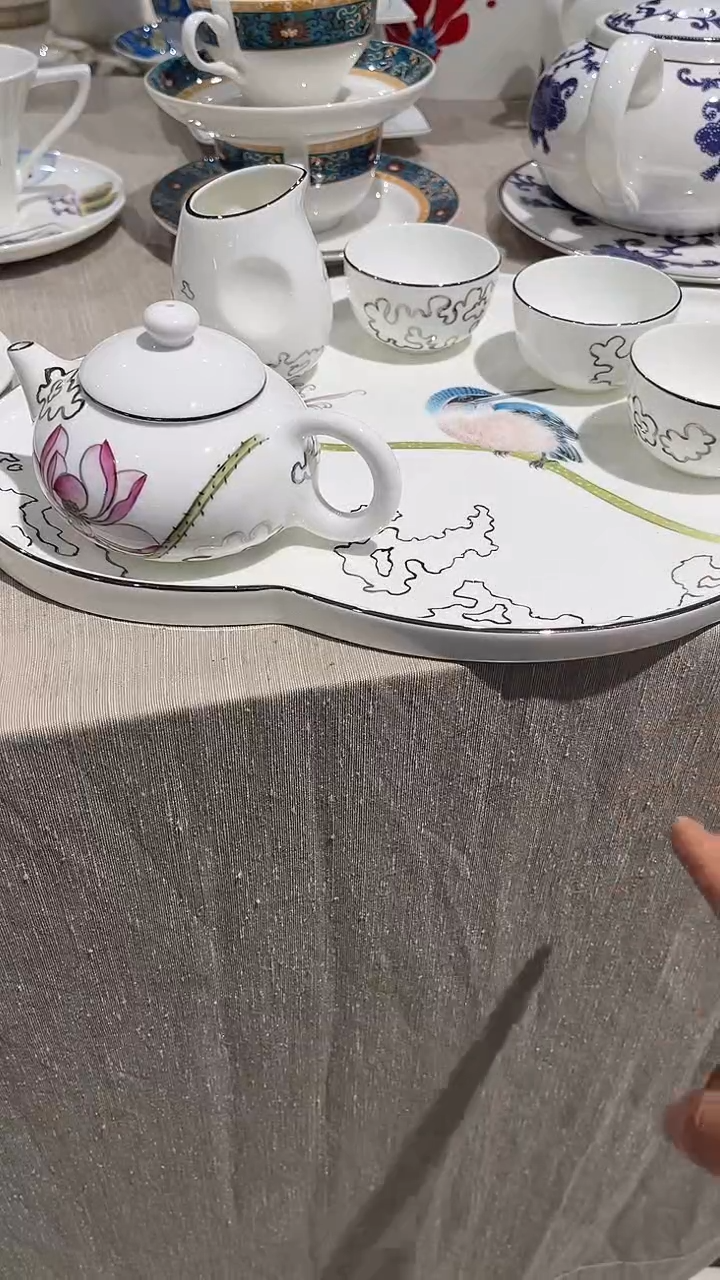 瓷茶具套装隆达骨质瓷
