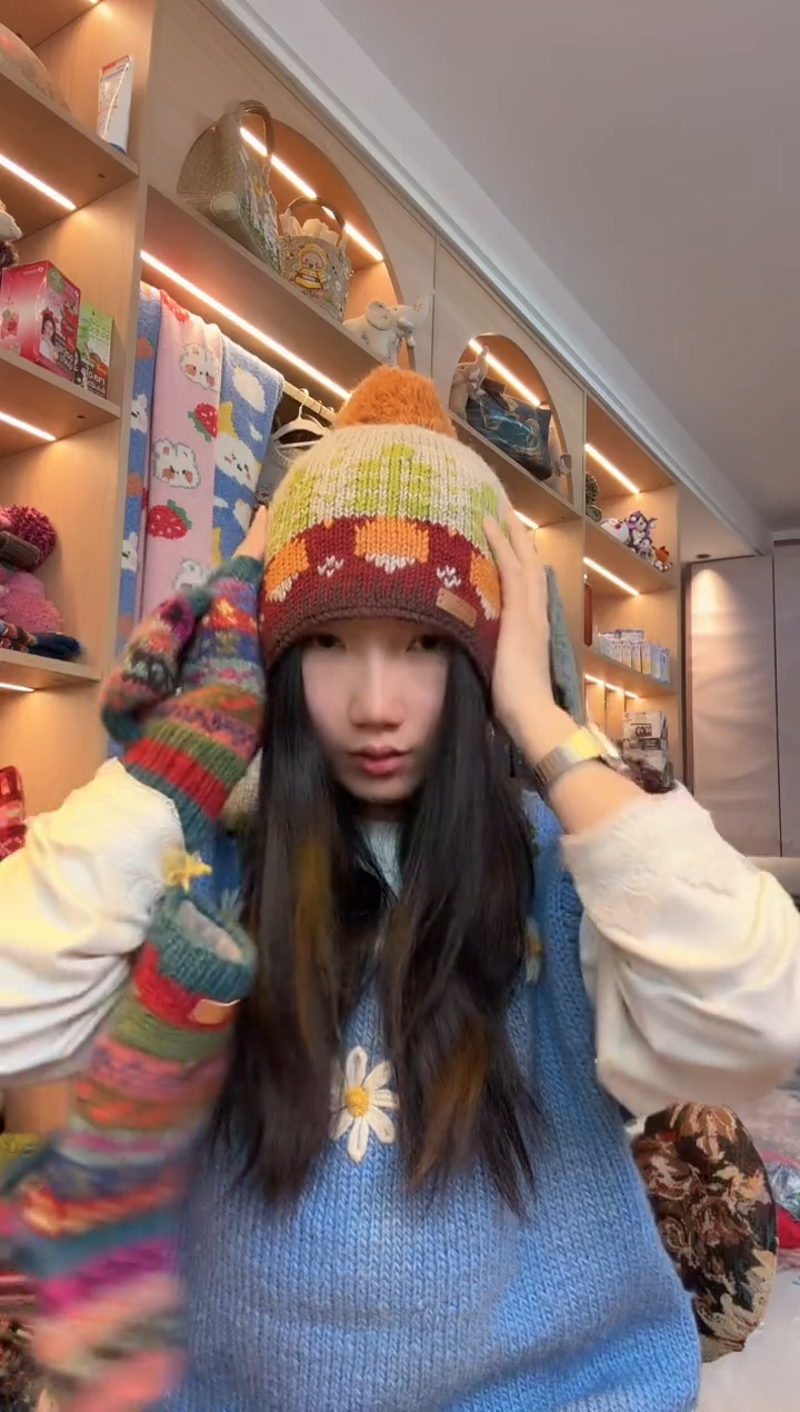 羊毛美利奴咖色萝卜单球