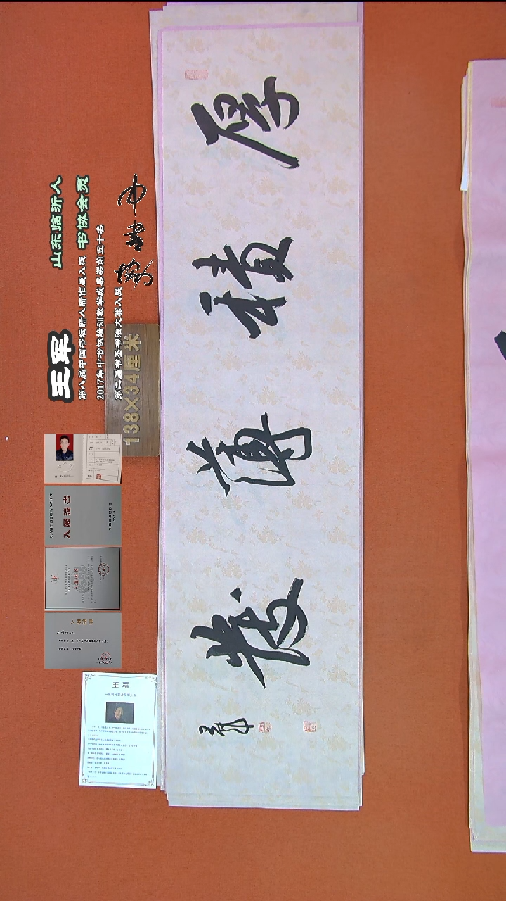 【闪购商品】书法125王军书法作品