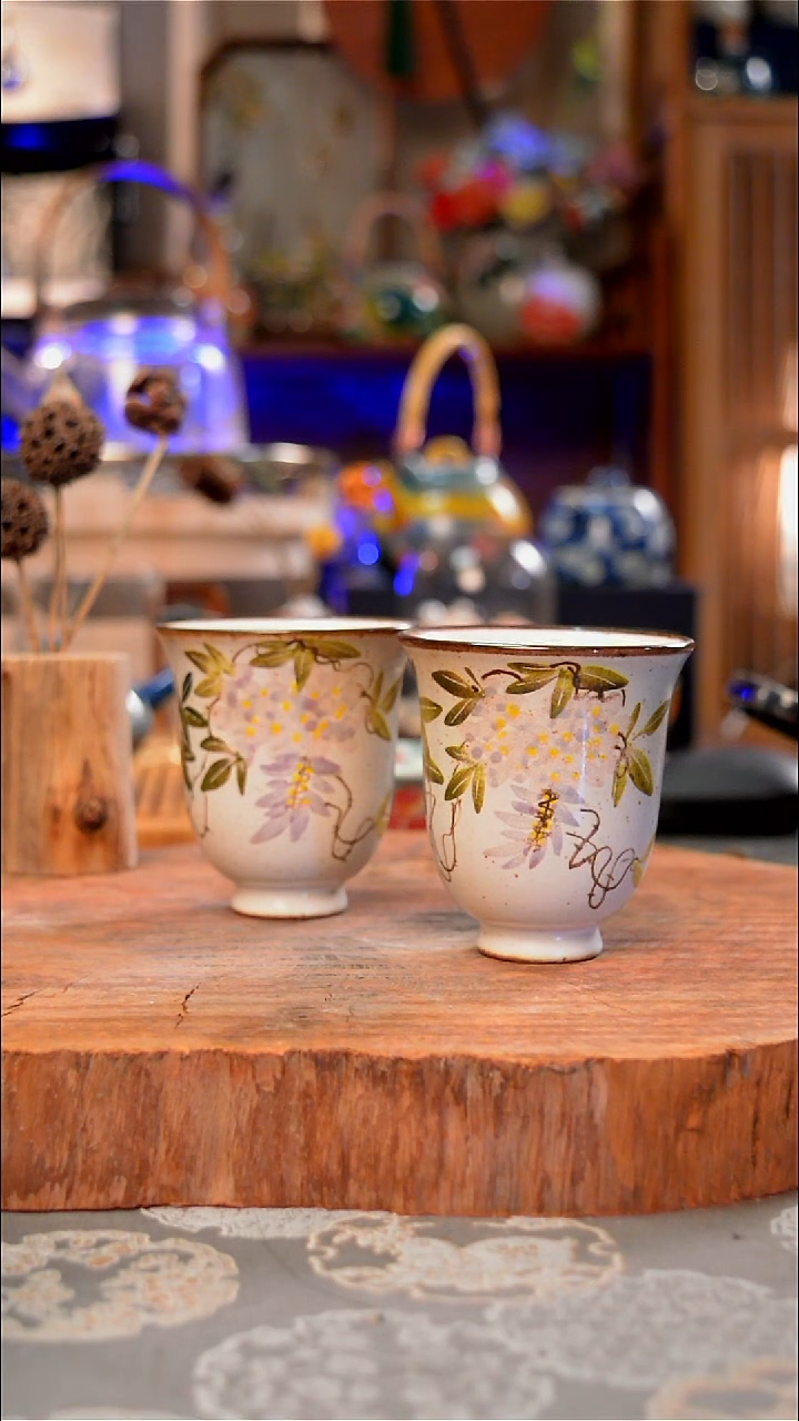 【闪购商品】摆件紫藤花手工手绘手工手绘