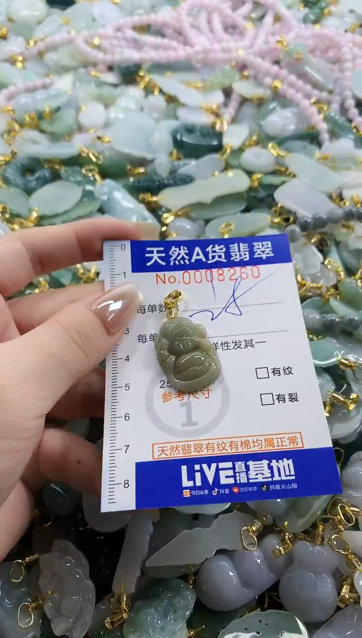 颈饰未镶嵌翡翠天然A货翡翠