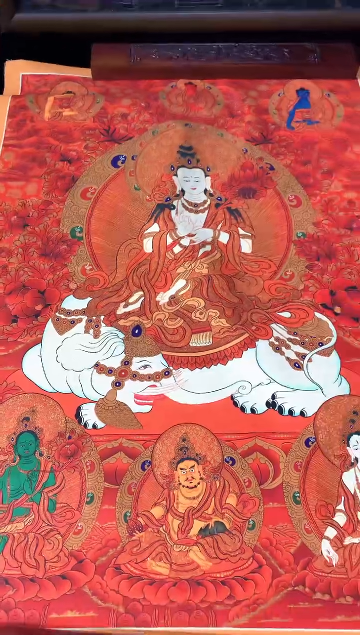 卷轴画16172普贤菩萨