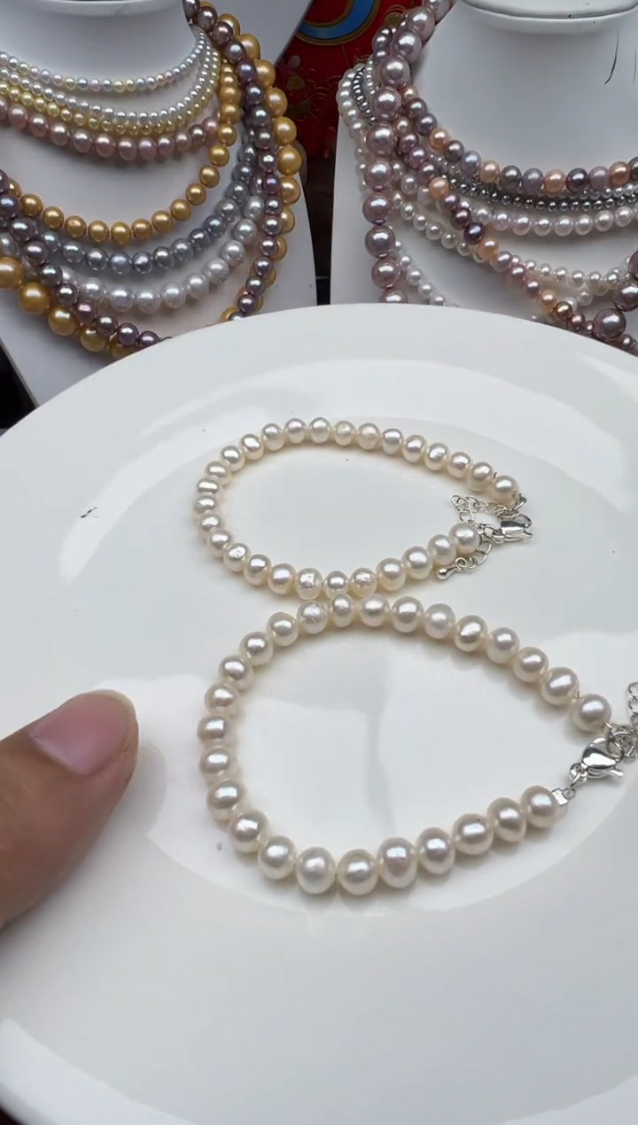 淡水珍珠未镶嵌颈饰1