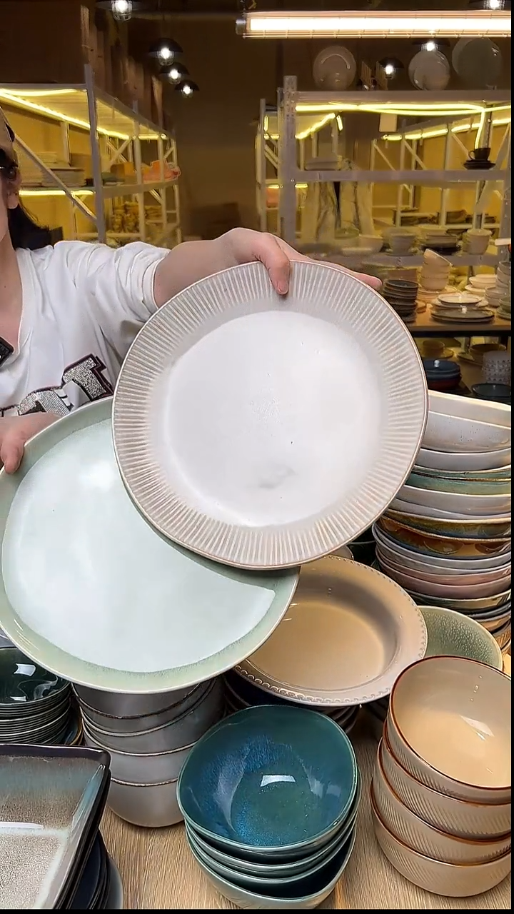 瓷223外贸尾货窑变釉下彩默认微瑕