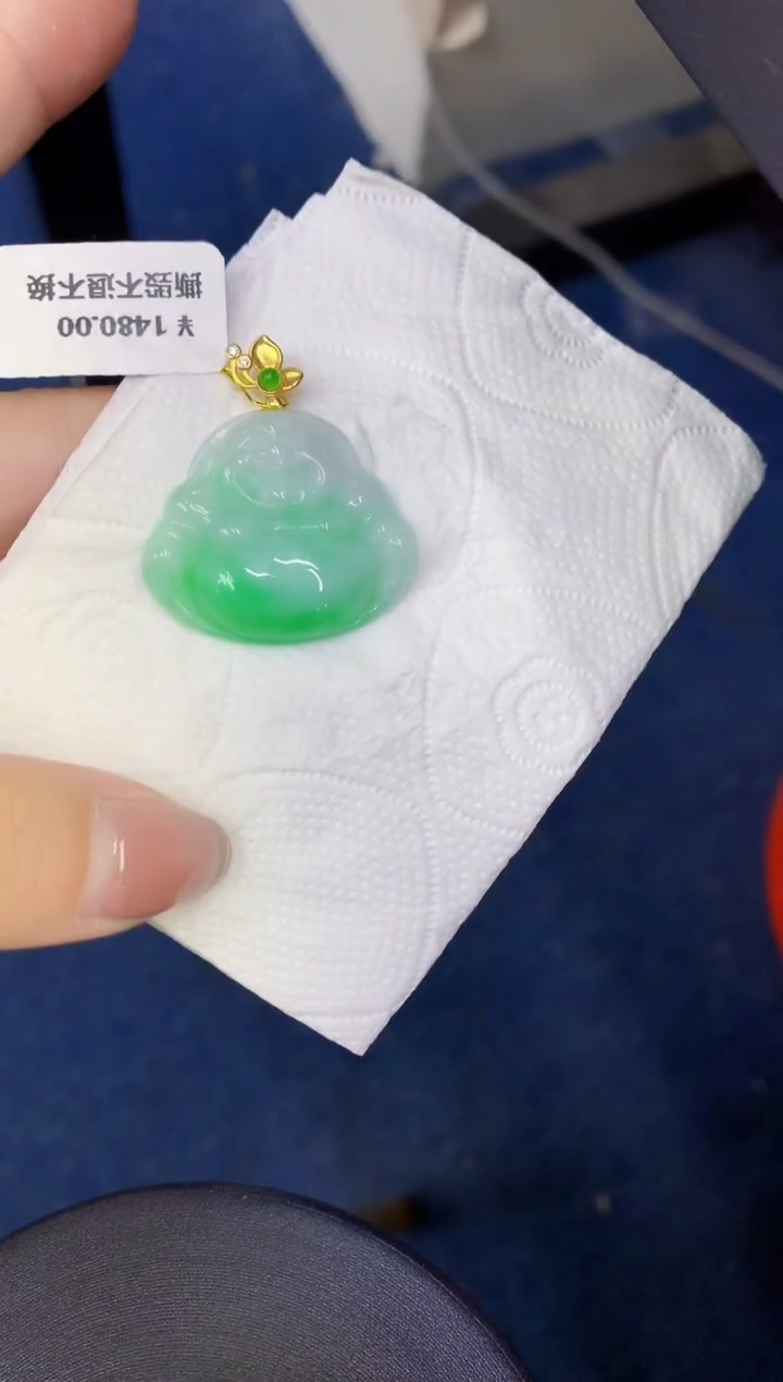 颈饰未镶嵌翡翠缅甸天然翡翠A货