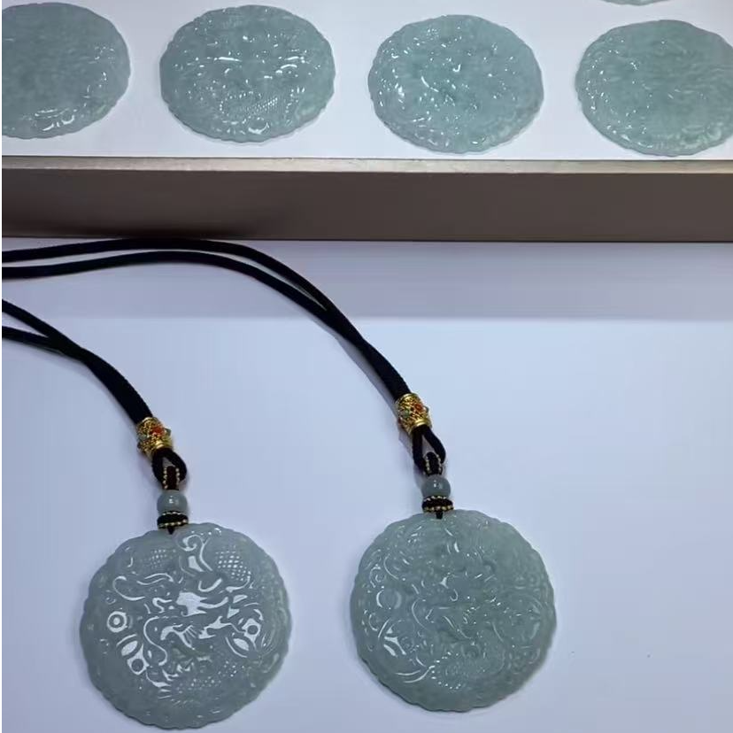 3111502/天然缅甸翡翠A货龙牌  多样性一件发