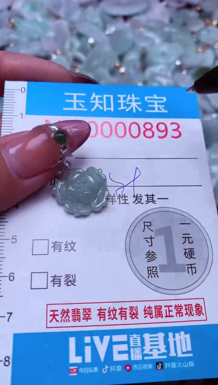 吊坠(不含链)未镶嵌翡翠893