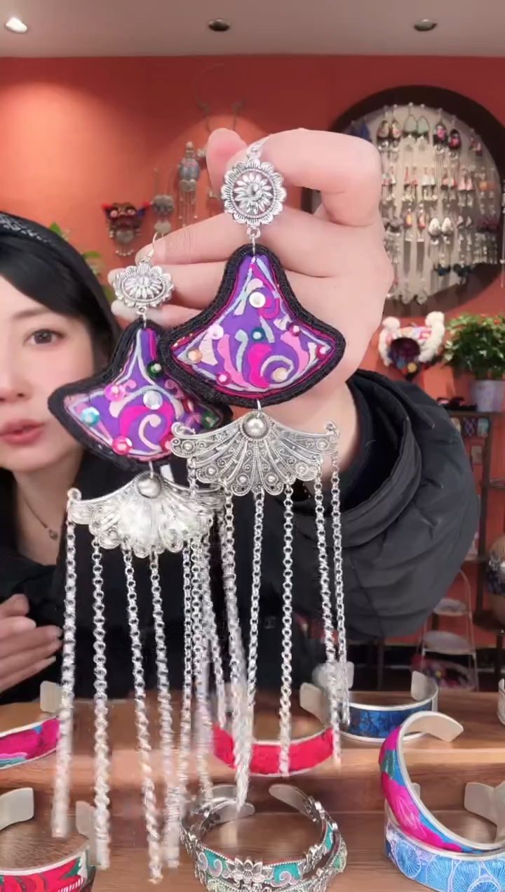 织绣非遗手工刺绣苗绣98