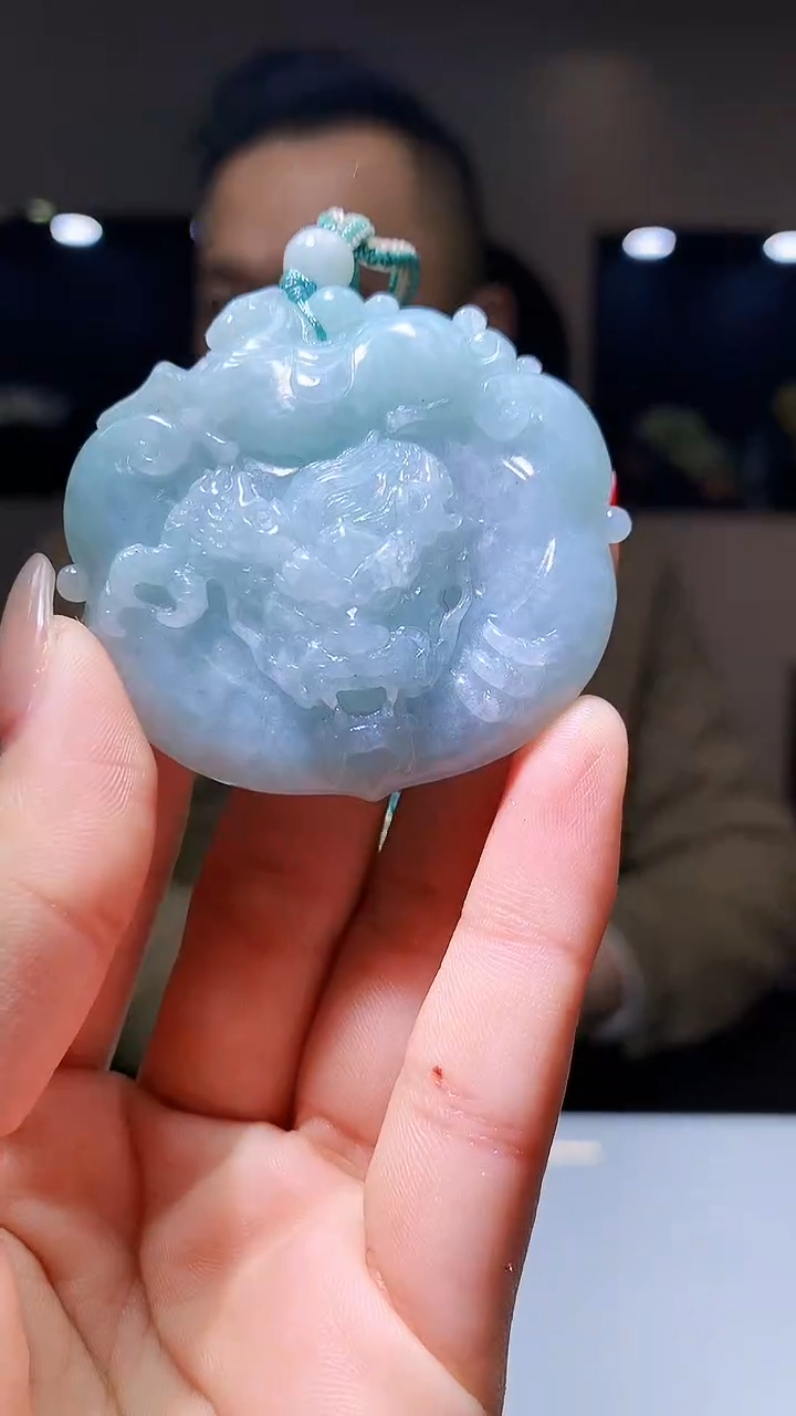 【闪购商品】定制翡翠未镶嵌1030hm-毛货挂件16