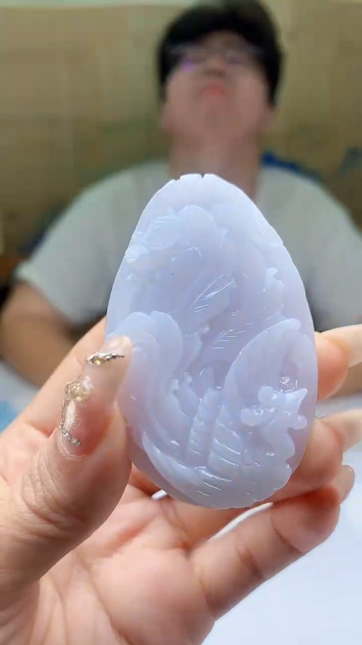 【闪购商品】定制翡翠未镶嵌4688ty-毛货挂件57