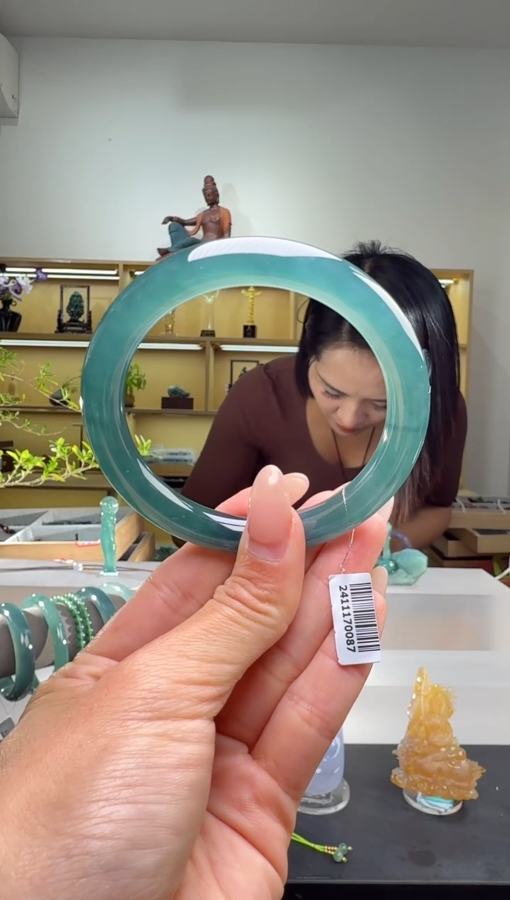 未镶嵌手镯翡翠57.6圈