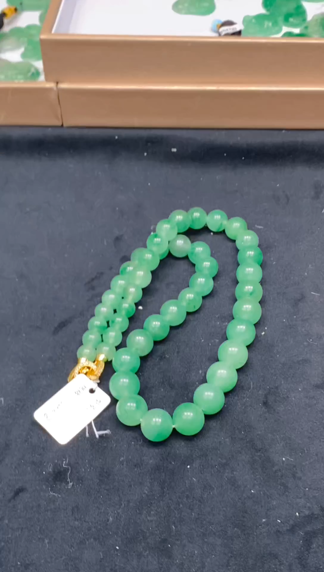 【闪购商品】石英质玉颈饰未镶嵌冰美人非洲翠A货，冰种