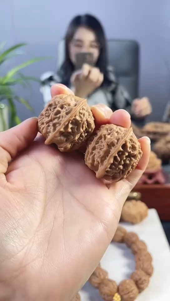 把件文玩核桃34号方肚