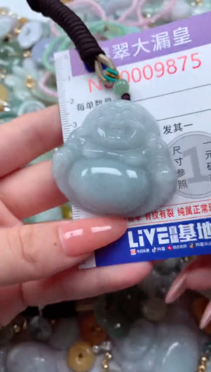 翡翠未镶嵌吊坠(不含链)9875