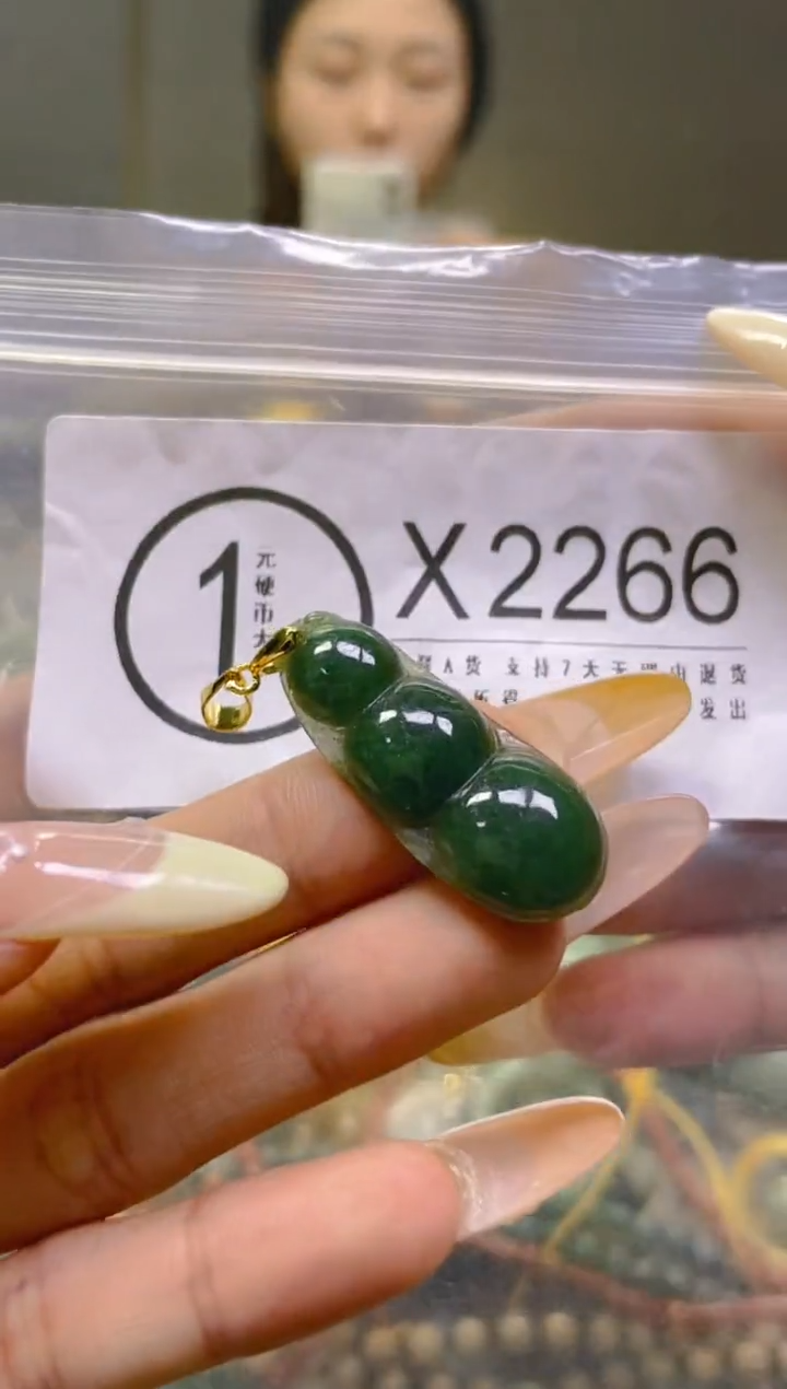 翡翠未镶嵌颈饰/X/翡翠A货一图一物