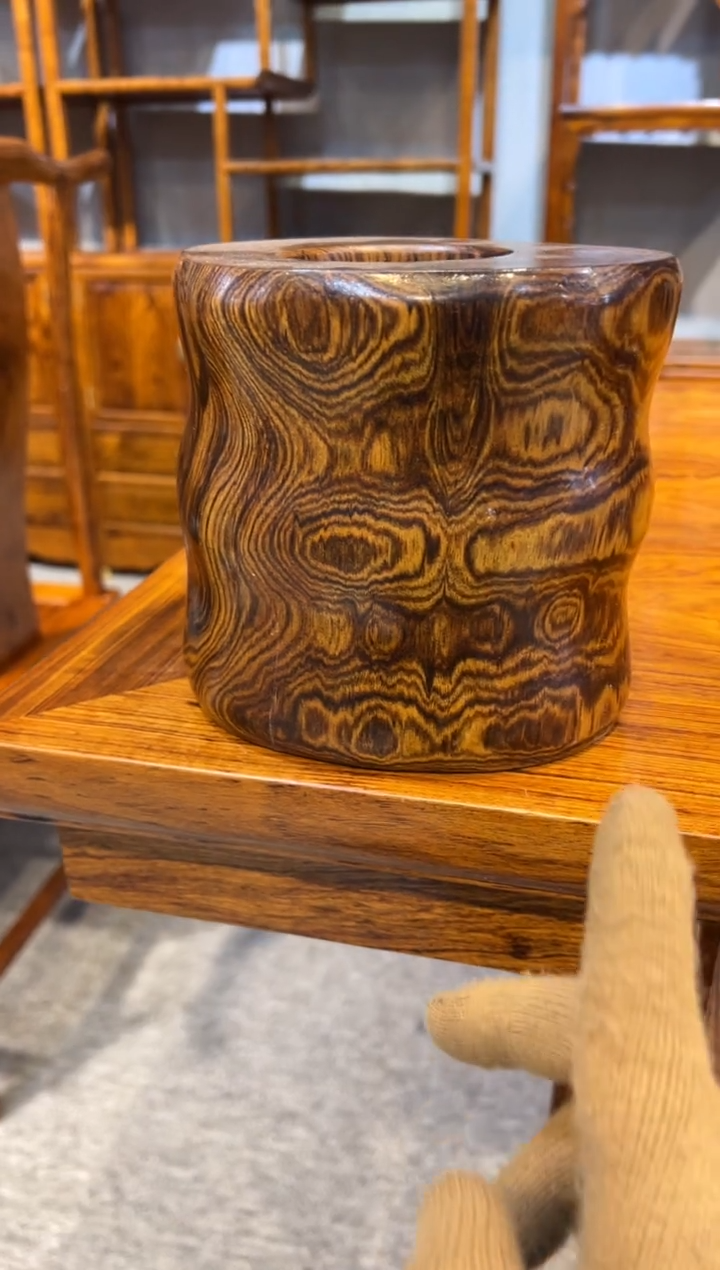 【闪购商品】木笔筒 笔筒 红木家居