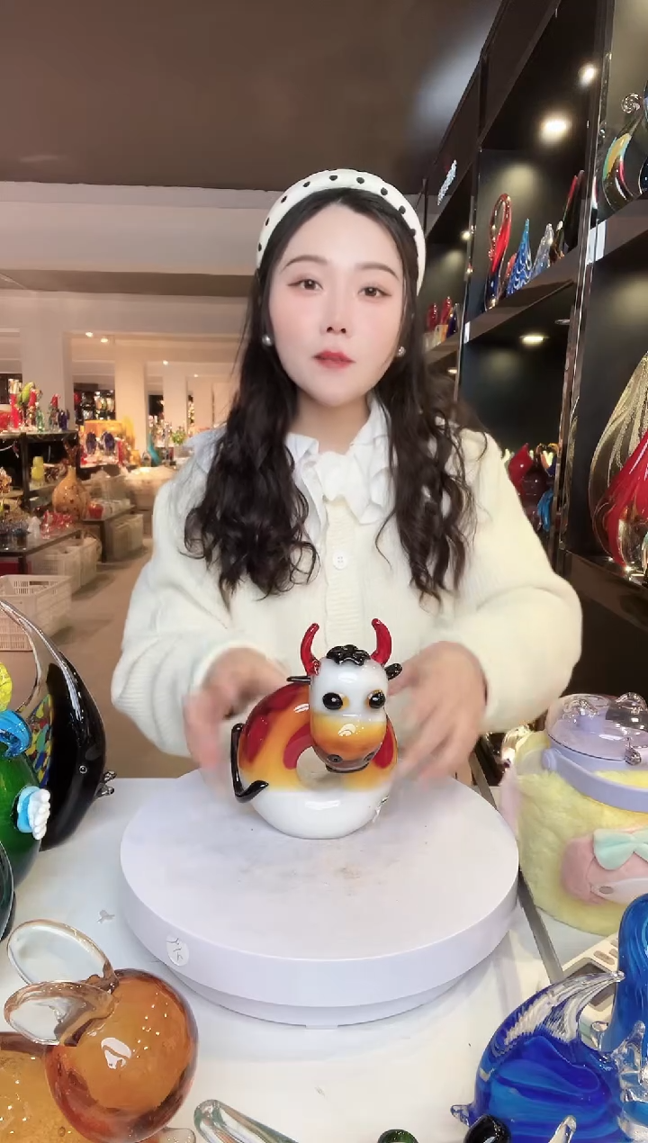 【闪购商品】茶盏琉璃摆件家居摆件