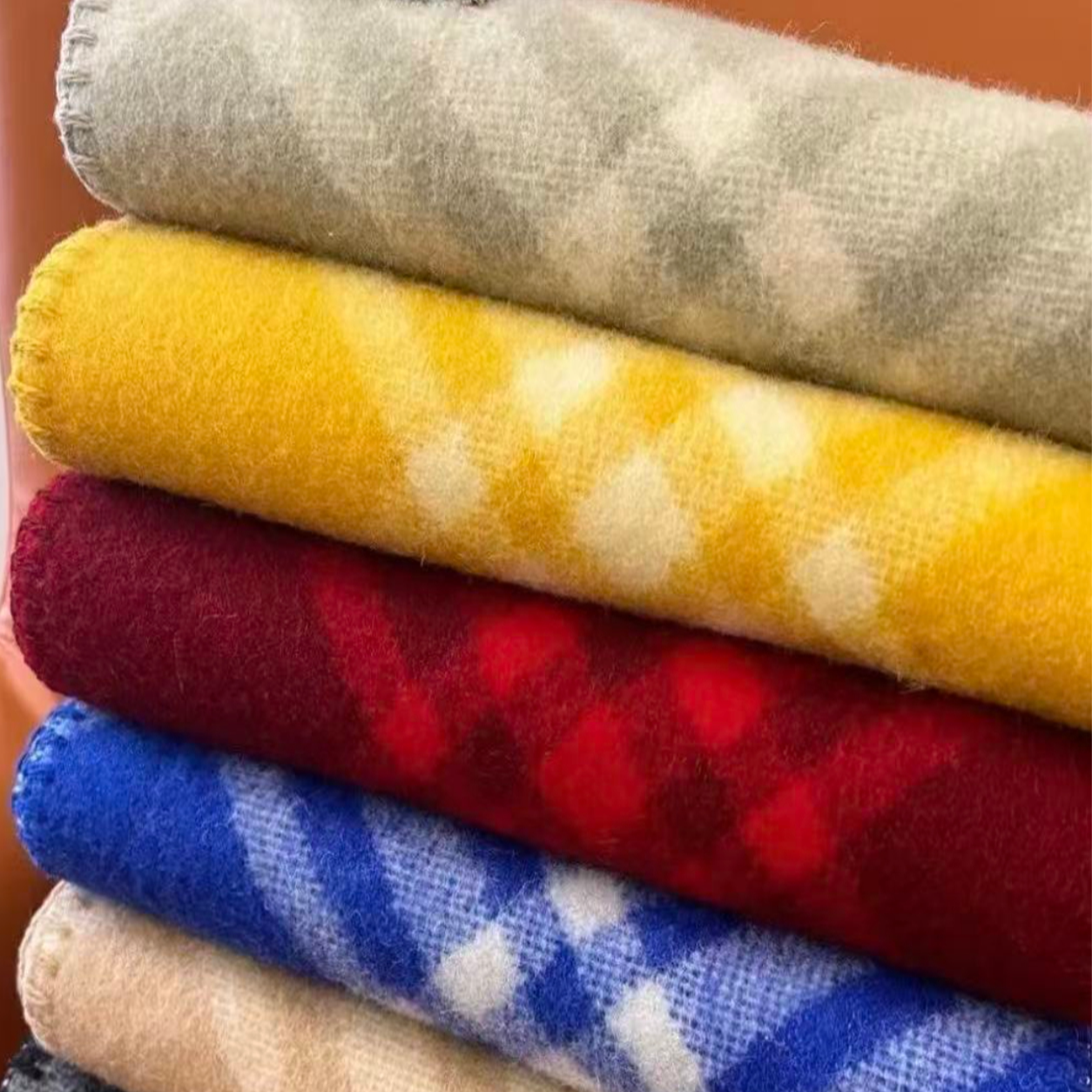 格子围巾保暖时尚羊毛