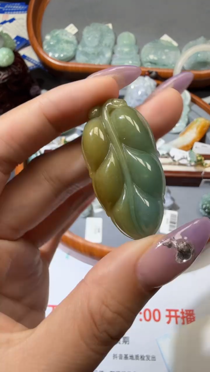 翡翠未镶嵌颈饰173.......