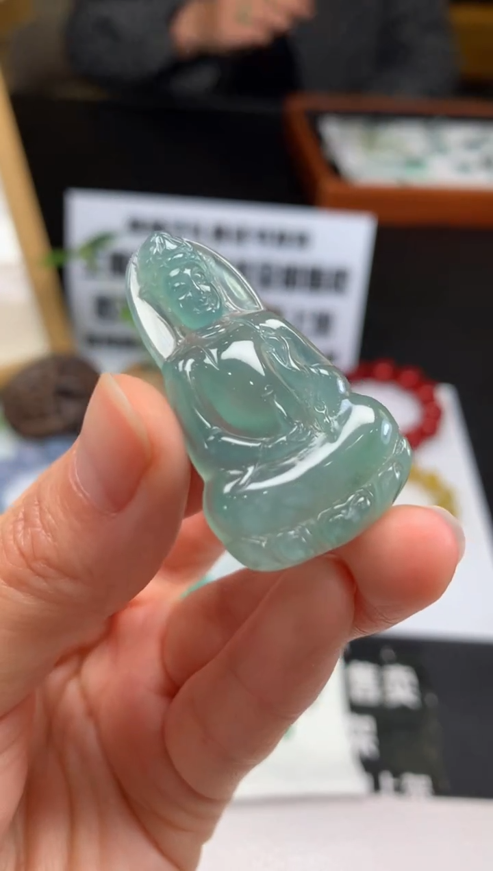 【闪购商品】定制翡翠未镶嵌吊坠-91766